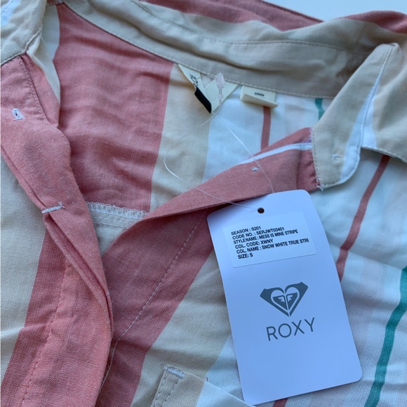 🌸ROXY Mess is Mine Stripe Long Sleeve🌸 - Picture 4 of 4